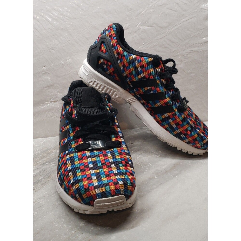 Adidas Zx Flux J  "Print"  Rainbow Youth Size 4, S77907